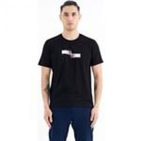 Tommy Life 88215 Siyah Yazılı Şekil Basklı Standart Kalıp Erkek T-shirt