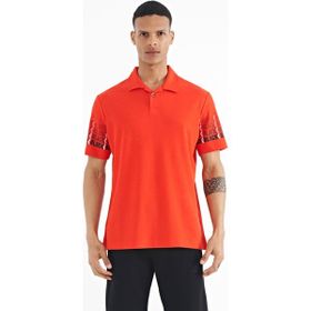 Tommy Life 88240 Fiesta Kol Baskı Detaylı Polo Yaka Standart Form Erkek T-Shirt