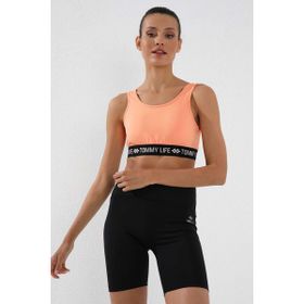 Tommy Life 91007 Siyah Yüksek Bel Toparlayıcı Kısa Biker Kadın Tayt