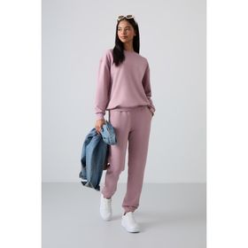 Tommy Life 95287 O Yaka Oversize Lastik Paça Eşofman Gül Kadın Takımı