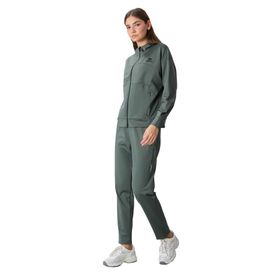 Tommy Life 95306 Kapüşonlu Gizli Cep Detaylı Standart Kalıp İndigo Kadın Eşofman Takımı
