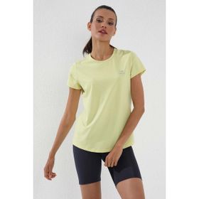 Tommy Life 97144 Limon Kadın Basic Kısa Kol Standart Kalıp O Yaka T-Shirt