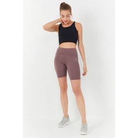 Tommy Life 97160 Basic Sıfır Kol Dar Kalıp U Yaka Lacivert Kadın Crop Top