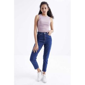 Tommy Life 97204 Gül Kurusu Basic Kolsuz O Yaka Kadın Crop Top Atlet