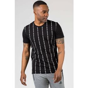 Tommy Life Baskılı Siyah Erkek T-Shirt