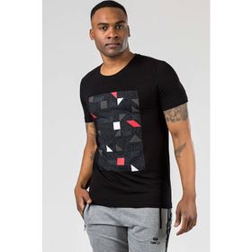 Tommy Life Baskılı Siyah Erkek T-Shirt