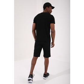 Tommy Life Baskılı Siyah Erkek T-Shirt