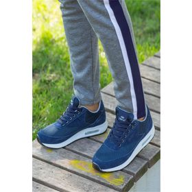 Tommy Life Lacivert Erkek Fileli Spor Ayakkabı