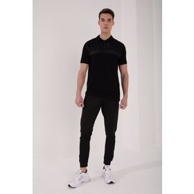 Tommy Life Polo Yaka Siyah Erkek T-Shirt