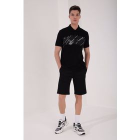 Tommy Life Polo Yaka Siyah Erkek T-Shirt