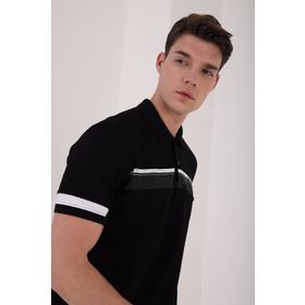 Tommy Life Polo Yaka Siyah Erkek T-Shirt