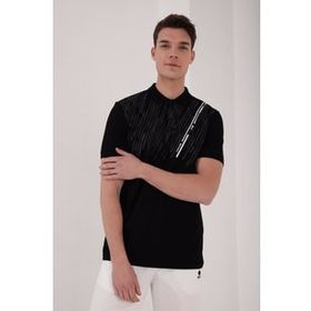 Tommy Life Polo Yaka Siyah Erkek T-Shirt