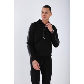 Tommy Life Siyah Erkek Baskılı Sweatshirt