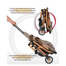 Tommybaby Gold Golf Kabin Boy Bebek Arabası