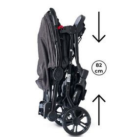 Tommybaby Gri Elegant Çift Yönlü Bebek Arabası Puset