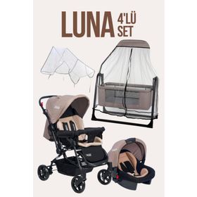 Tommybaby Luna 4 Adet Beşik Bebek Arabası Puset Yağmurluğu