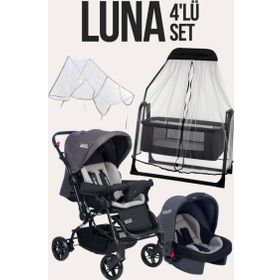 Tommybaby Luna 4 Adet Beşik Bebek Arabası Puset Yağmurluğu