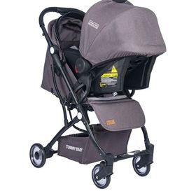 Tommybaby Mia Black Kabin Boy Antrasit Travel Bebek Arabası