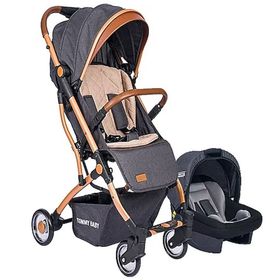 Tommybaby Mia Gold Kabin Boy Antrasit Travel Bebek Arabası