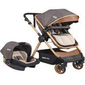 Tommybaby TB-980 Gri Gold Çift Yön Lüx Bebek Arabası Puset