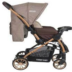 Tommybaby TB-980 Kahve Gold Çift Yön Lüx Bebek Arabası Puset