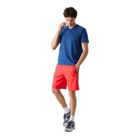 Tommylife 81136 Siyah Gizli Fermuar Arka Cepli Bağcıklı Standart Kalıp Erkek Şort