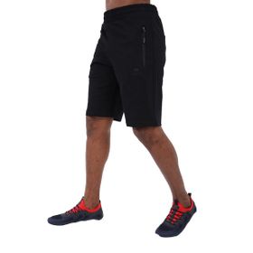 Tommylife 81136 Siyah Gizli Fermuar Arka Cepli Bağcıklı Standart Kalıp Erkek Şort