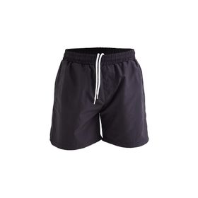 Tommylife 81237 Siyah Siyah Belden Lastikli Standart Kalıp Erkek Deniz Şortu