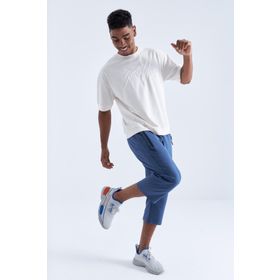 Tommylife 83091 Petrol Fermuar Cepli Standart Kalıp Klasik Paça Erkek Kapri
