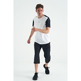 Tommylife 83096 Siyah Bağcıklı Standart Kalıp Fermuar Cepli Aktif Spor Erkek Kapri