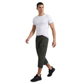 Tommylife 83096 Siyah Bağcıklı Standart Kalıp Fermuar Cepli Aktif Spor Erkek Kapri