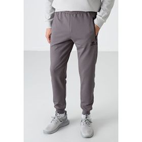 Tommylife 84587 Siyah Air Baskılı Fermuar Cepli Standart Kalıp Jogger Erkek Eşofman Altı
