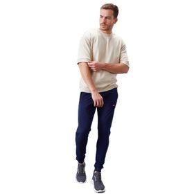 Tommylife 84651 Siyah Fermuar Cepli Standart Kalıp Jogger Erkek Eşofman Altı