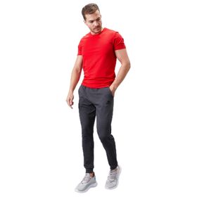 Tommylife 84652 Siyah Klasik Cepli Standart Kalıp Manşetli Erkek Eşofman Altı