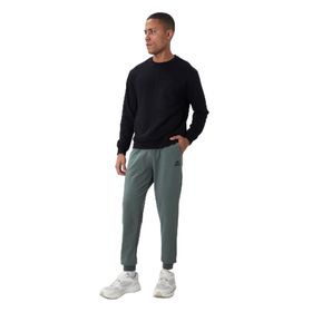 Tommylife 84652 Siyah Klasik Cepli Standart Kalıp Manşetli Erkek Eşofman Altı