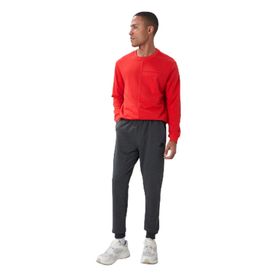 Tommylife 84652 Siyah Klasik Cepli Standart Kalıp Manşetli Erkek Eşofman Altı
