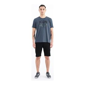 Tommylife 88174 Orman Yeşili Yazı Baskılı O Yaka Standart Kalıp Erkek T-Shirt