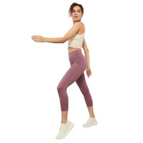 Tommylife 93097 Siyah Yüksek Bel Slim Fit Dar Paça Kadın Kapri Tayt