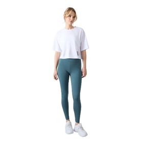 Tommylife 94011 Siyah Yüksek Bel Toparlayıcı Slim Fit Dar Paça Kadın Tayt