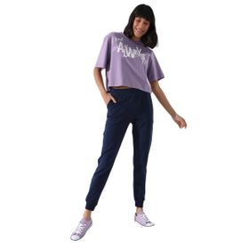 Tommylife 94561 Siyah Yüksek Bel Jogger Rahat Form Manşetli Kadın Eşofman Altı