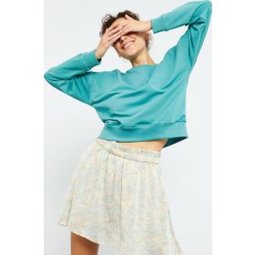 Tommylife 97114 Mint Yeşili Kadın Sweatshirt