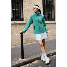 Tommylife 97173 Koyu Bej Dik Yaka Fermuarlı Rahat Form Kadın Polar Sweatshirt
