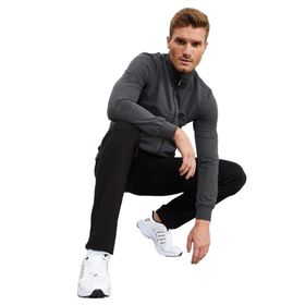 Tommylife Siyah 85152 Fermuarlı Erkek Eşofman Takımı