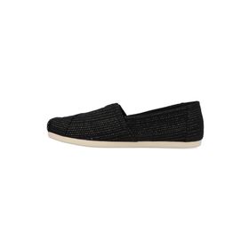 Toms Alpargata Cloudbound Siyah Metalik Keten Şerit Kadın Terlik