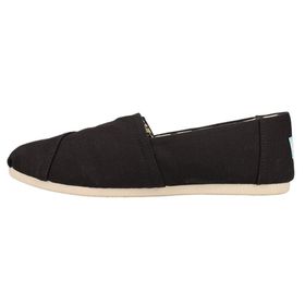 Toms Alpargata Slip-On Siyah - Beyaz Kadın Babet