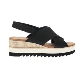 Toms Diana Crossover Kama Siyah Kadın Sandalet