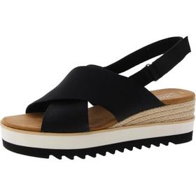 Toms Diana Crossover Kama Siyah Kadın Sandalet