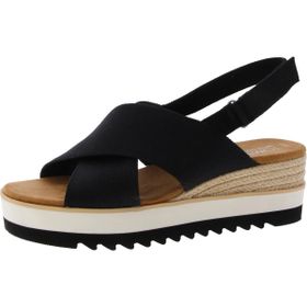Toms Diana Crossover Kama Siyah Kadın Sandalet