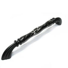 Tomurcuk 192 mm Siyah Desen Kaplama Porselen Kulp