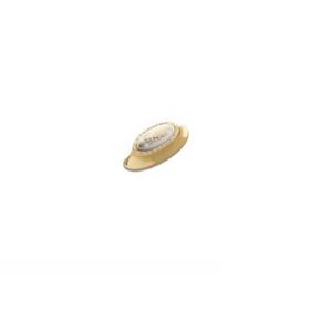 Tomurcuk 198-02-64-16 Porselen Altın Beyaz 64 mm Mobilya Kulbu